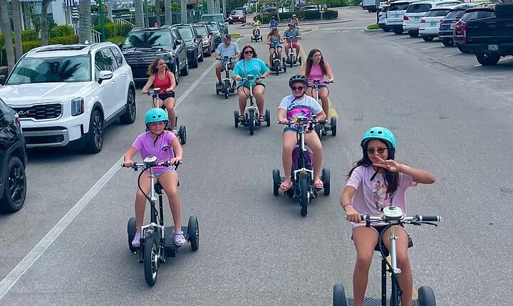 Naples Florida Guided Electric Trike Tour - All Ages Family Fun