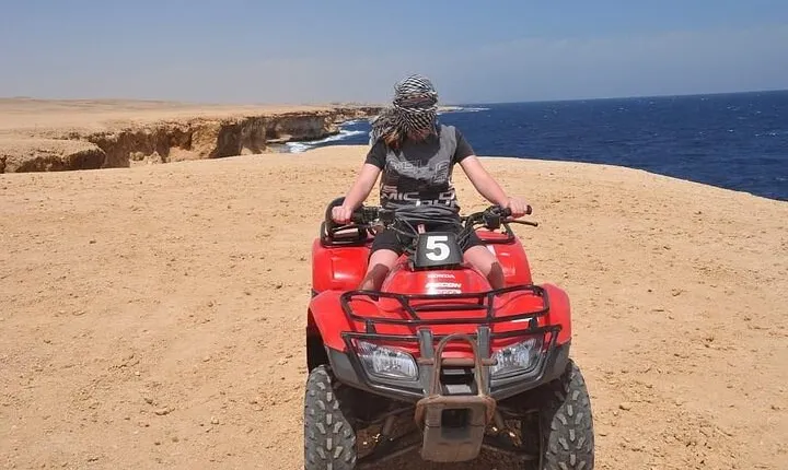 Quad Bike Safari & Cave Exploration with Camel Ride - Hurghada