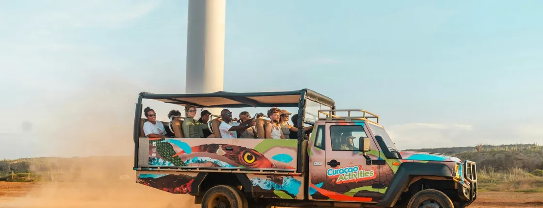 West Island and Jeep Safari Adventure in Curaçao