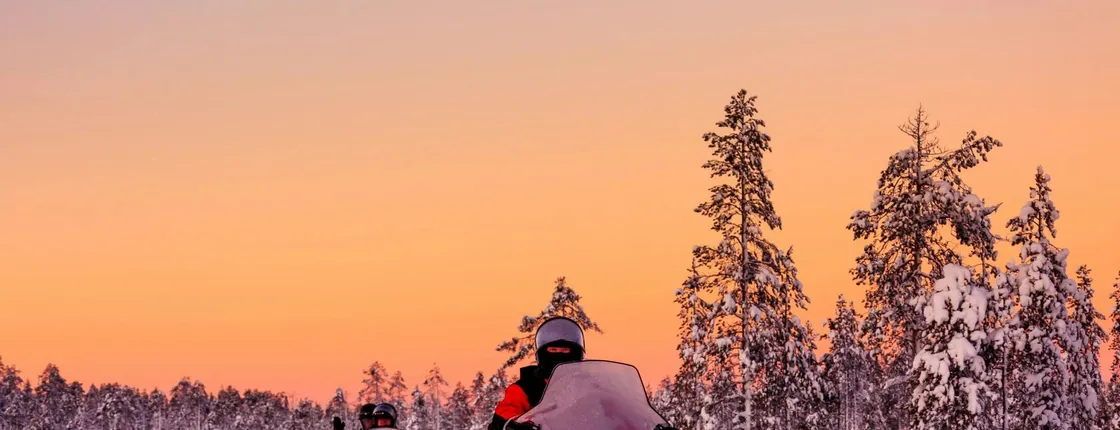 TUI Levi snowmobile safari to elves hut