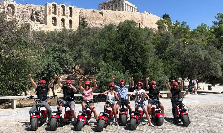 Athens Acropolis Official E-Scooter Guided Tour Fat E-Bike