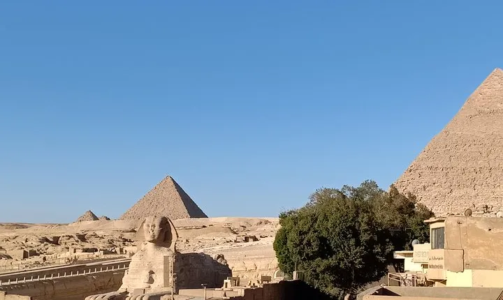 Sunrise Camel ride around the Pyramids 