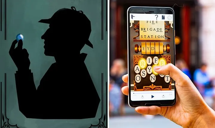 Sherlock Holmes audio walking tour game where YOU solve the case 