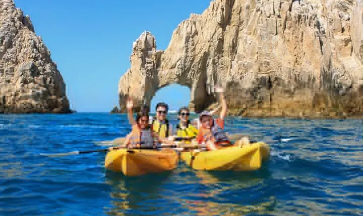 Kayak Expedition to the Arch of Cabo San Lucas, Lovers Beach & Snorkel