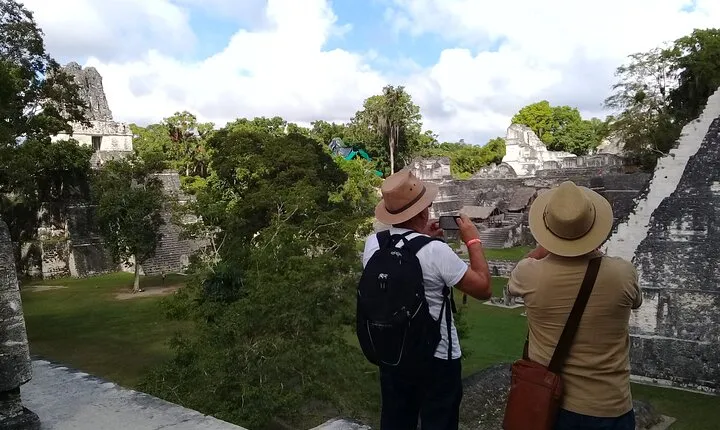 Tikal from Flores or Mundo Maya Airport with transportation, local guide and lunch