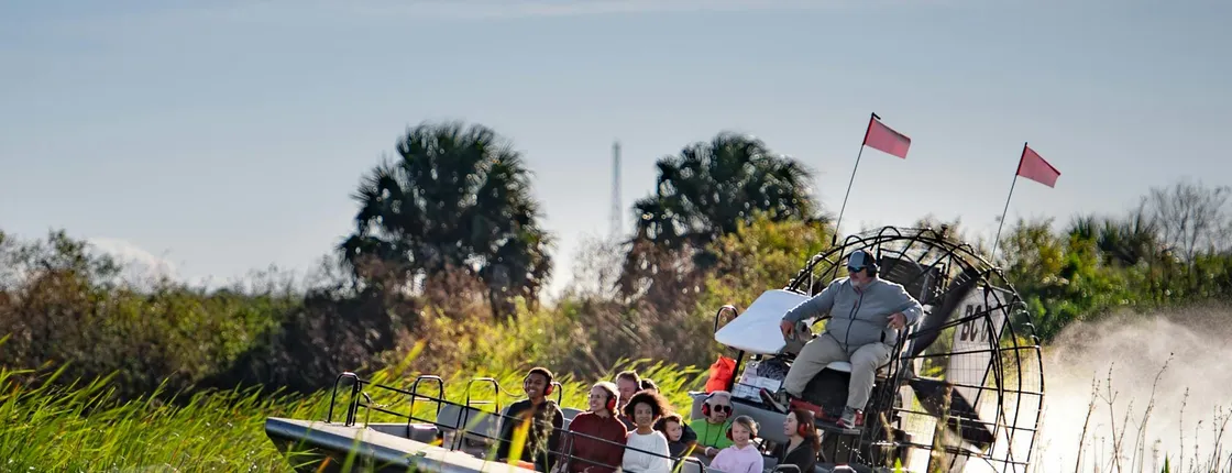 One Hour Central Florida Everglades Airboat Tour with Park Admission