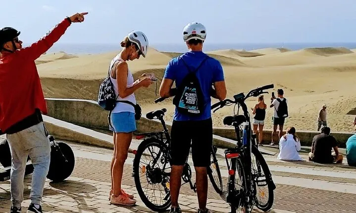 E-Bike Sightseeing Tour at Sunset or in the Morning : Maspalomas and Meloneras