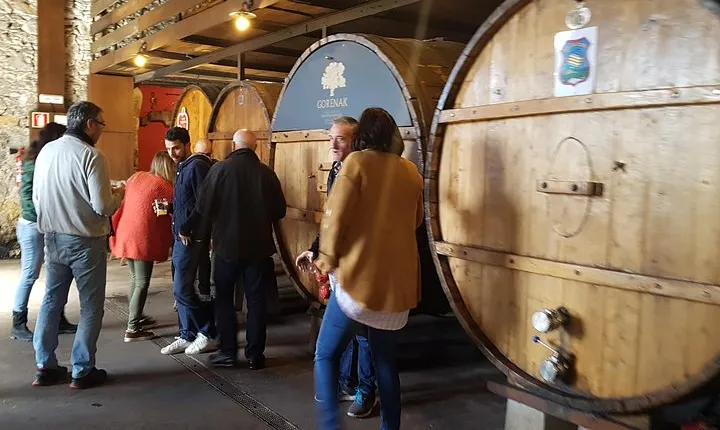 Idiazabal Cheese Farm and Basque Cider House Lunch from San Sebastian