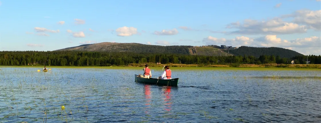 Levi full-day intermediate canoeing safari