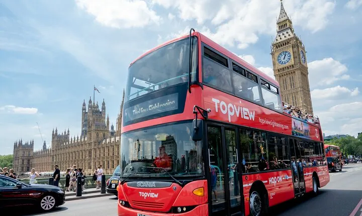 TopView® Hop-On Hop-Off London Discover Pass: 48-120 Hours