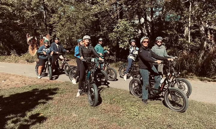 Guided Asheville E-bike Tour of River Arts, Mountains and Murals