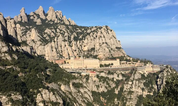 Montserrat Monastery and Mountain Half Day Hiking from Barcelona