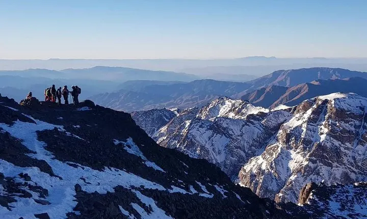 "Summit of Mont Toubkal (4167m) in PC Economy