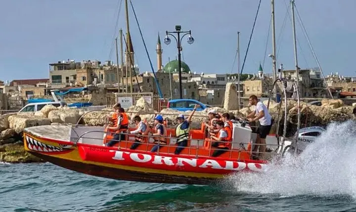 Tornado High Speed Thrill Boat Ride from Jaffa Port
