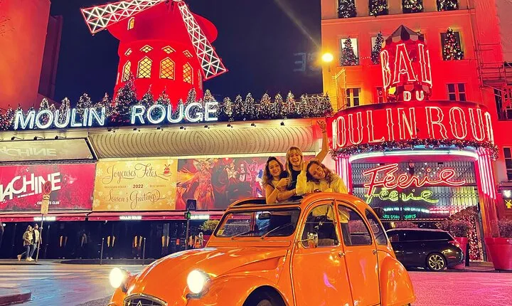 2-hour Private Night Ride in a Citroën 2CV in Paris
