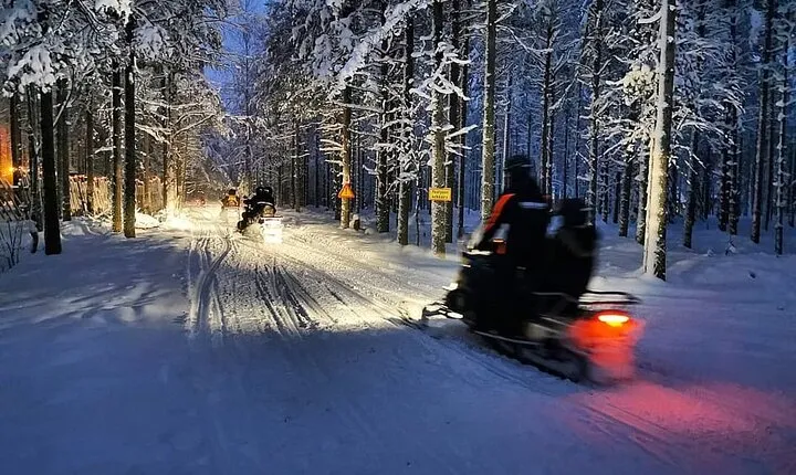 Evening Snowmobile Safari in Rovaniemi