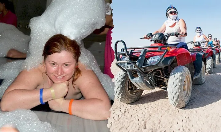 ATV Quad 3 Hours + Turkish Bath, Jacuzzi & Sauna –Sharm El Sheikh
