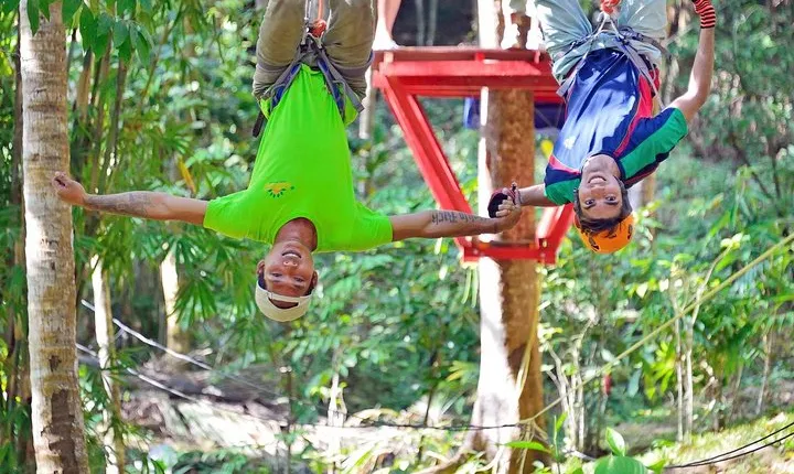 Aonang Fiore Zip Line Adventure in Krabi