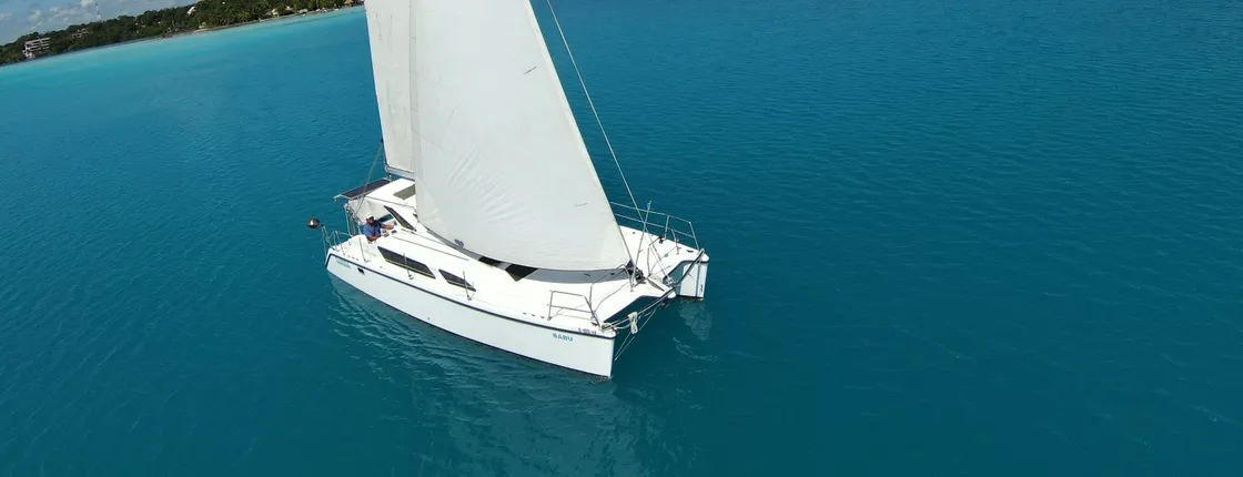 Catamaran Cruise through the 7 Colors Lagoon