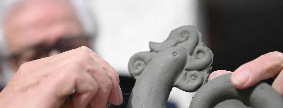 Clay museum guided visit with workshop in Rutigliano