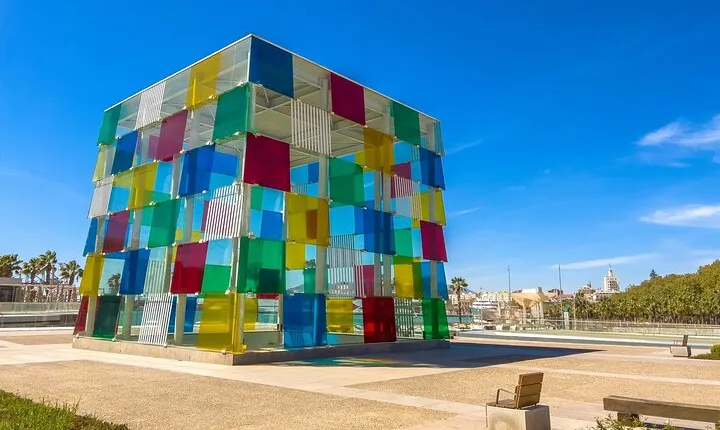 Malaga: Centre Pompidou Malaga Entry Ticket and City Audio Guide