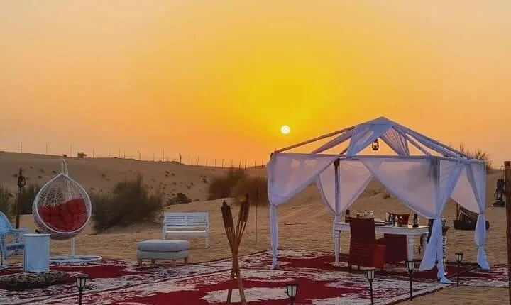 5 Hours Romantic Private Dinner at Desert in Dubai