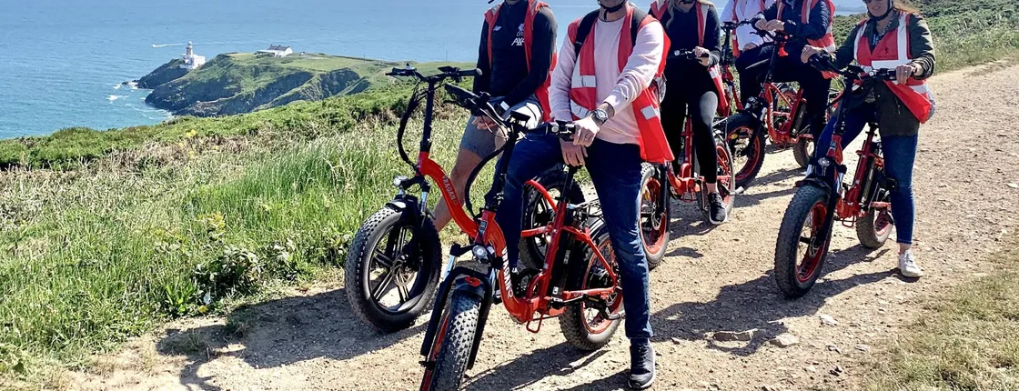 Howth panoramic e-Bike tour in Dublin