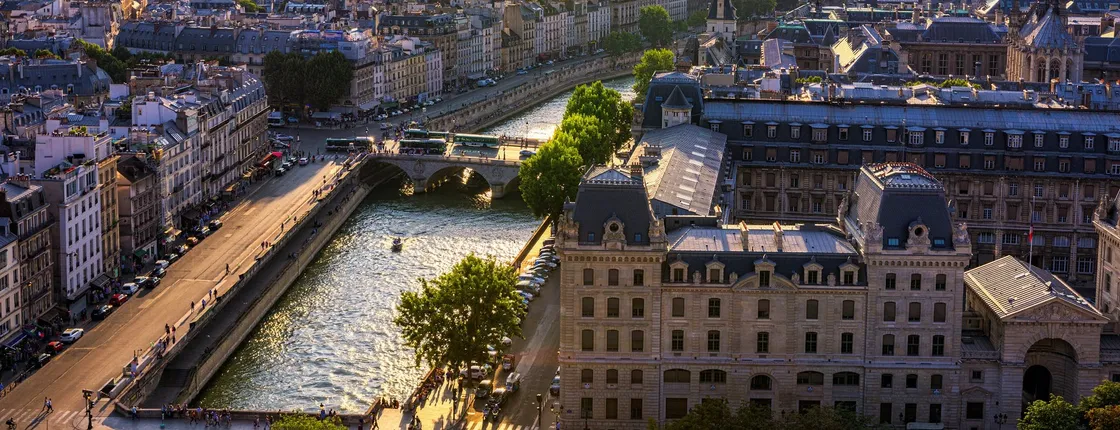 Paris sightseeing tour in minivan and commented cruise
