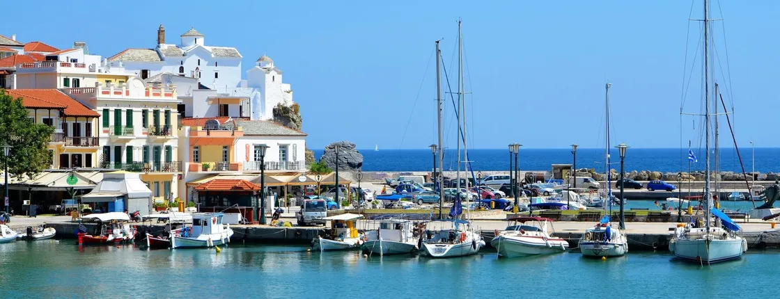 Greek island hopping from Skiathos