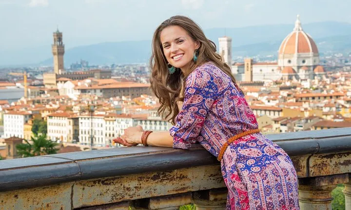 Florence : Private Photoshoot at Piazzale Michelangelo 