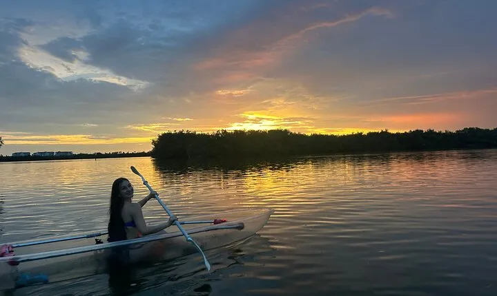 Sunset Clear Kayak or Paddleboard in Orlando