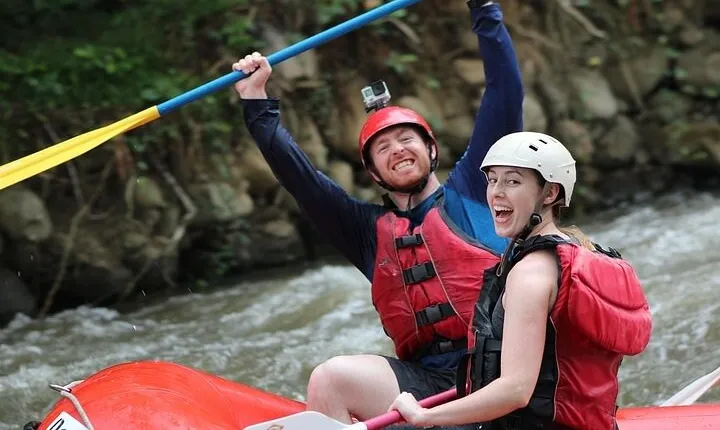 2-in-1 Arenal Volcano National Park Canyoning and White Water Rafting