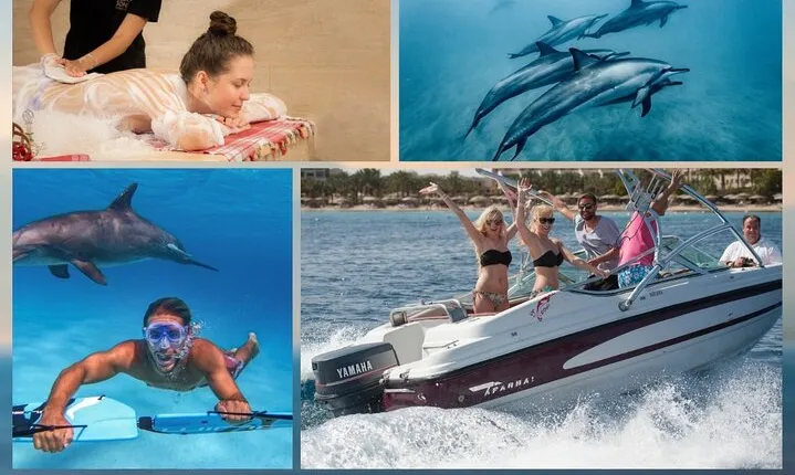 Private Speedboat To Dolphin House and Turkish Hammam - Hurghada