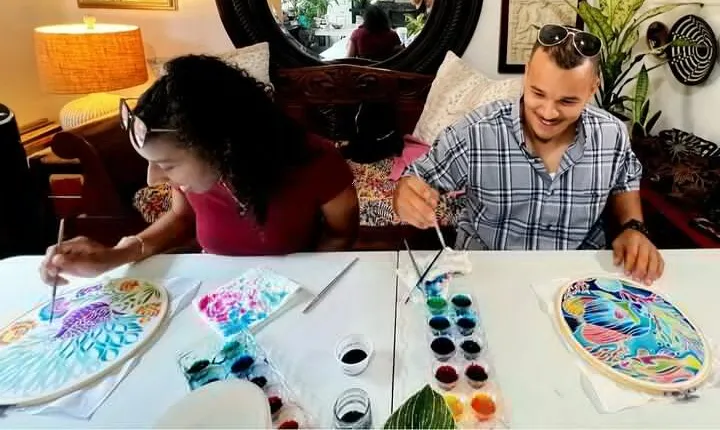Painting Activity and Create Batik Art with a Malaysian Artist