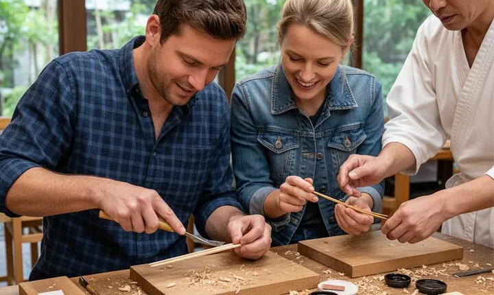 Gion Traditional Chopstick Making Workshop