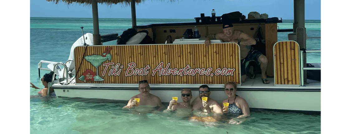 Private 2-hour Tiki Boat cruise in Key West