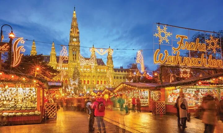 Full Day Private Vienna Christmas Market tour from Budapest with lunch