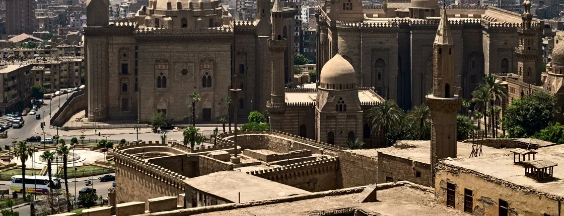 Old Cairo with the hanging church, Coptic museum and mosques