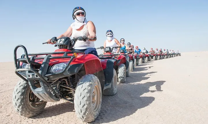 3 Hours Safari Sunrise Or Sunset by ATV Quad Bike Desert Fun - Sharm El Sheikh