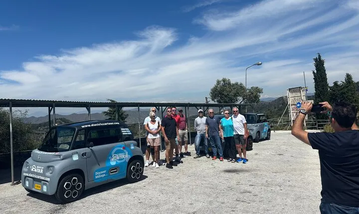 Food Tour in Montes de Málaga Natural Park by Electric Car