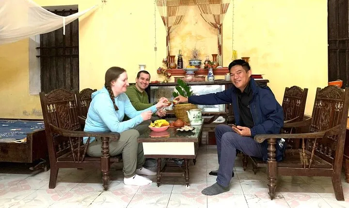 Ninh Binh Mua Cave Trang An Hoa Lu with Local Farmer House Visit