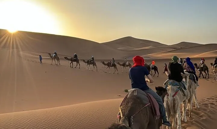 Erg Chegaga desert in Two days one night from Zagora