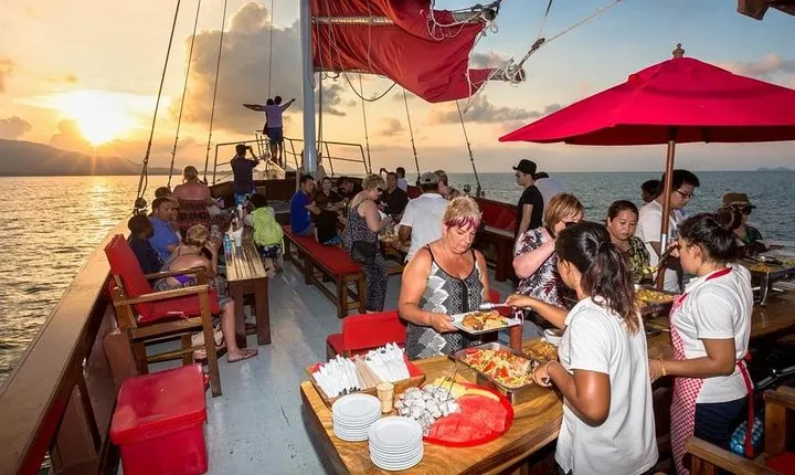 Koh Samui Red Baron Sunset Dinner Cruise with Return Transfer (SHA Plus)
