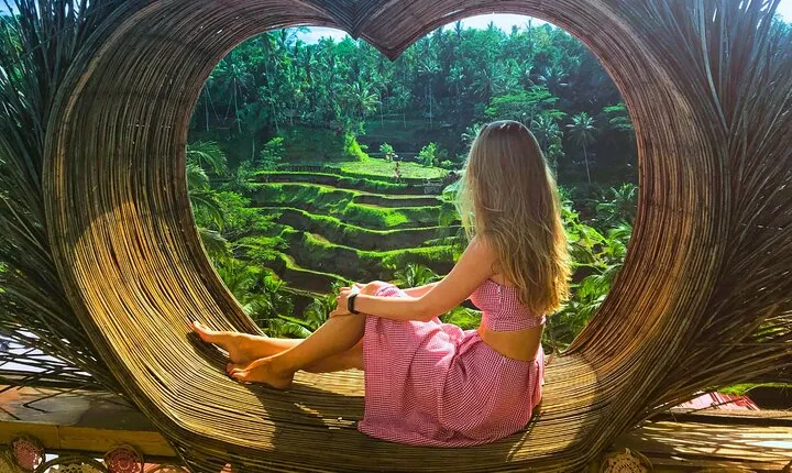 Bali: Swing Heaven, Monkey Forest and Waterfall Guided Tour