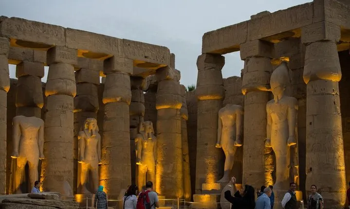 Visit Luxor Temple at Sunset with Guide
