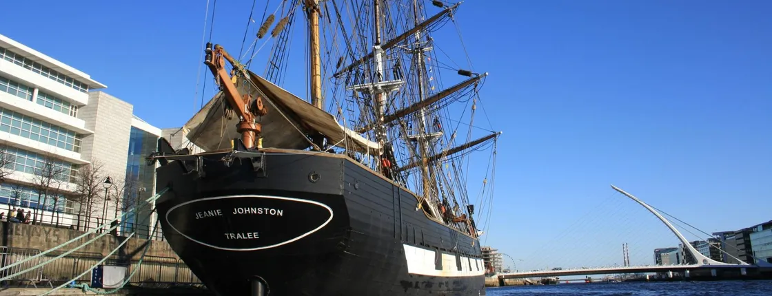 An Irish Famine Story, the Jeanie Johnston Entrance and Tour
