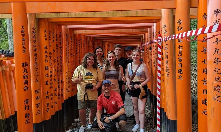 Full day Kyoto Walk in Fushimi, Arashiyama, Monkey, and Kinkakuji
