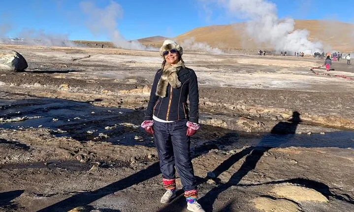 Thermal Marvels at sunrise: Tatio Geysers