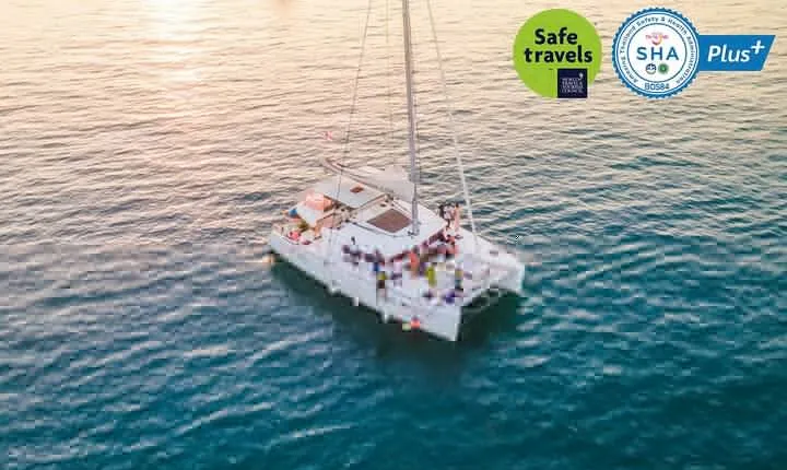 Sunset Cruise to Koh Hey in Phuket by Sailing Catamaran