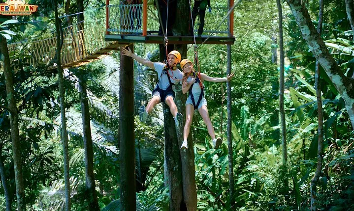 Longest Seaview Zipline 42 Platform in Phuket